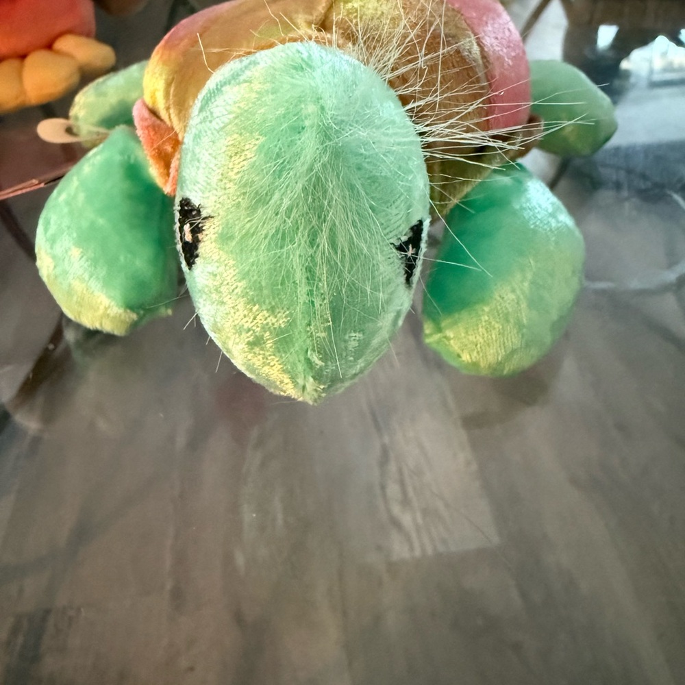 PRECIOUS MOMENTS - Tender Tails Turtle - Bean Bag Plush Stuffed Animal Toy 1999